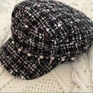 Forever 21 Tweed Cabbie Hat
